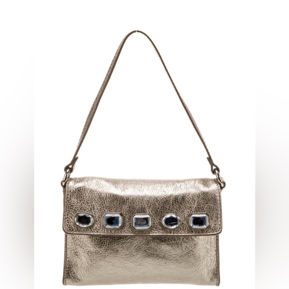 Dolce & Gabbana Metallic Gold Shoulder Bag
